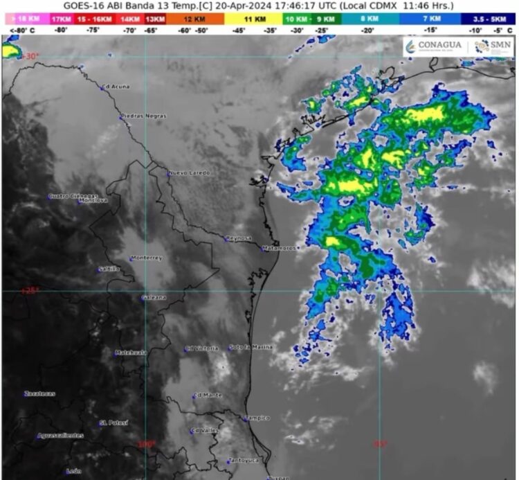 PC Reynosa emite pronóstico de lluvias hasta el lunes