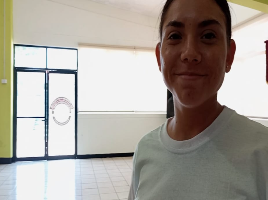 "Yo también me siento muy orgullosa de que yo como mujer me aviente a realizar el Servicio Militar y más que nada que lo estoy haciendo de forma voluntaria”: Conscripta Beatriz González Morones