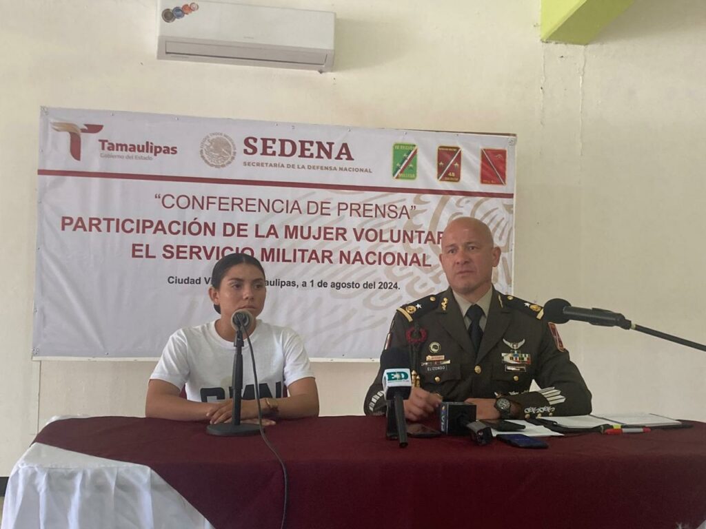 Invitan a mujeres a integrarse al Servicio Militar Nacional Voluntario