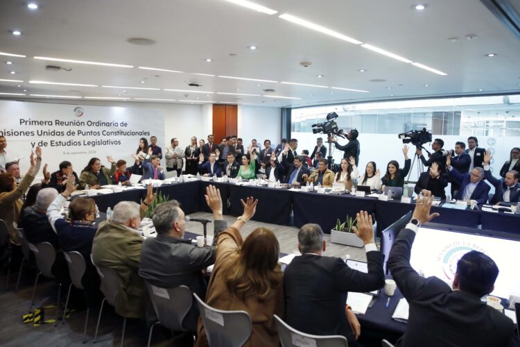 Comisiones del Senado comienzan discusión de dictamen de la Reforma al Poder Judicial. Foto de Senado de la República. Foto de Senado de la República