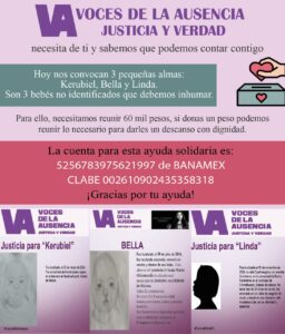 Voces de la ausencia, justicia y verdad