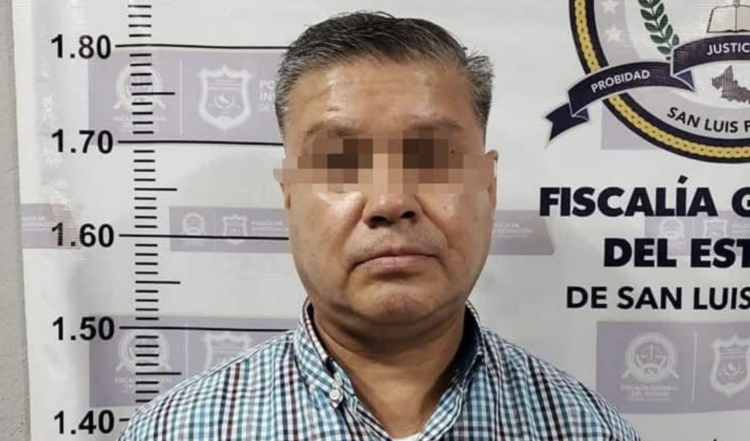 Detienen a cabecista: exsecretario de Sebien. Foto de Fiscalía San Luis Potosí