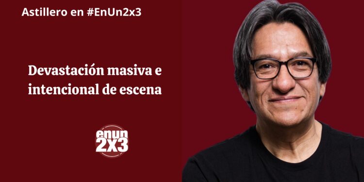 Devastación masiva e intencional de escena
