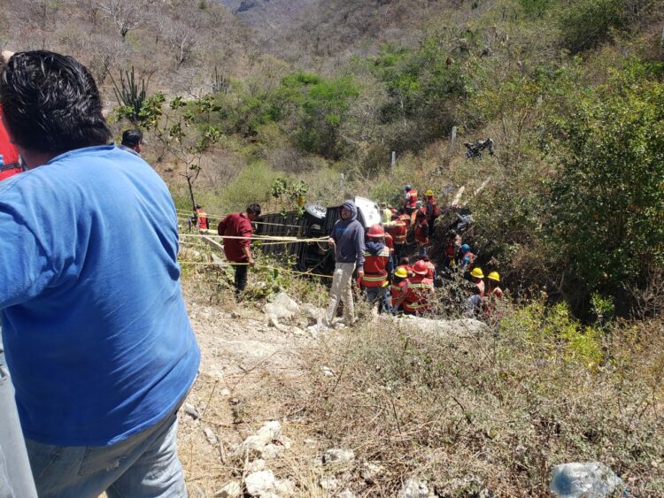 Al menos 18 muertos por accidente en Oaxaca. Foto de X