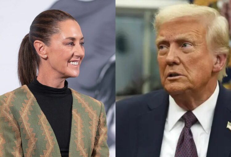 Sheinbaum y Trump sostienen reunión telefónica. Foto de web