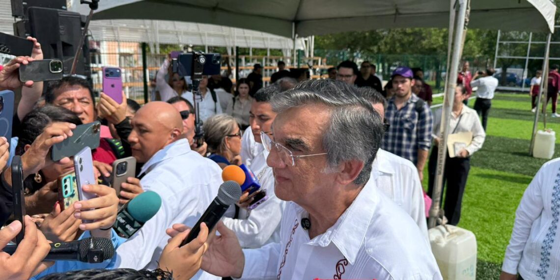 Américo Villarreal se asesora para exigir reparación del daño contra LA Times. Foto de Josué Escamilla