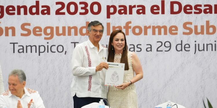Nuevo Laredo, referente en Desarrollo Sostenible gracias a liderazgo de Carmen Lilia Canturosas. Foto cortesía